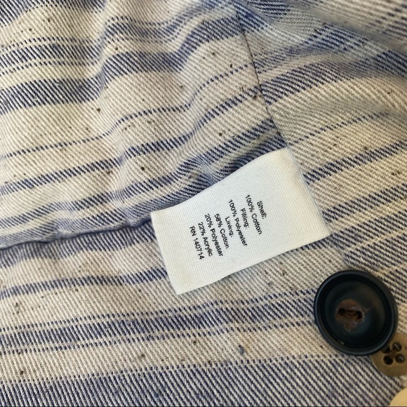 Alex Mill Indigo Quilted Vest Jacket Men's Medium - Picture 5 of 6